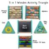 5 in 1 Wooden Activity Triangle
